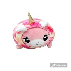 Pink Tie-Die Unicorn Moosh-Moosh Plush Bundle and Save
